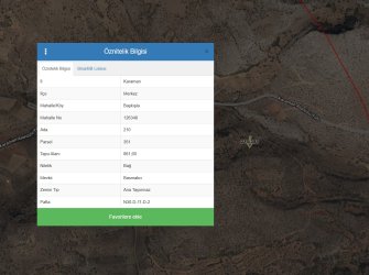 KARAMAN MERKEZ BAŞKIŞLA’DA SATILIK 861 m² TARLA