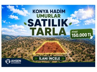 AHSEN GAYRİMENKUL'DEN | Hadim Umurlar'da   Geniş Yatırımlık Tarla